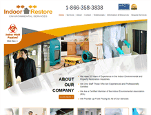 Tablet Screenshot of indoorrestoreca.com